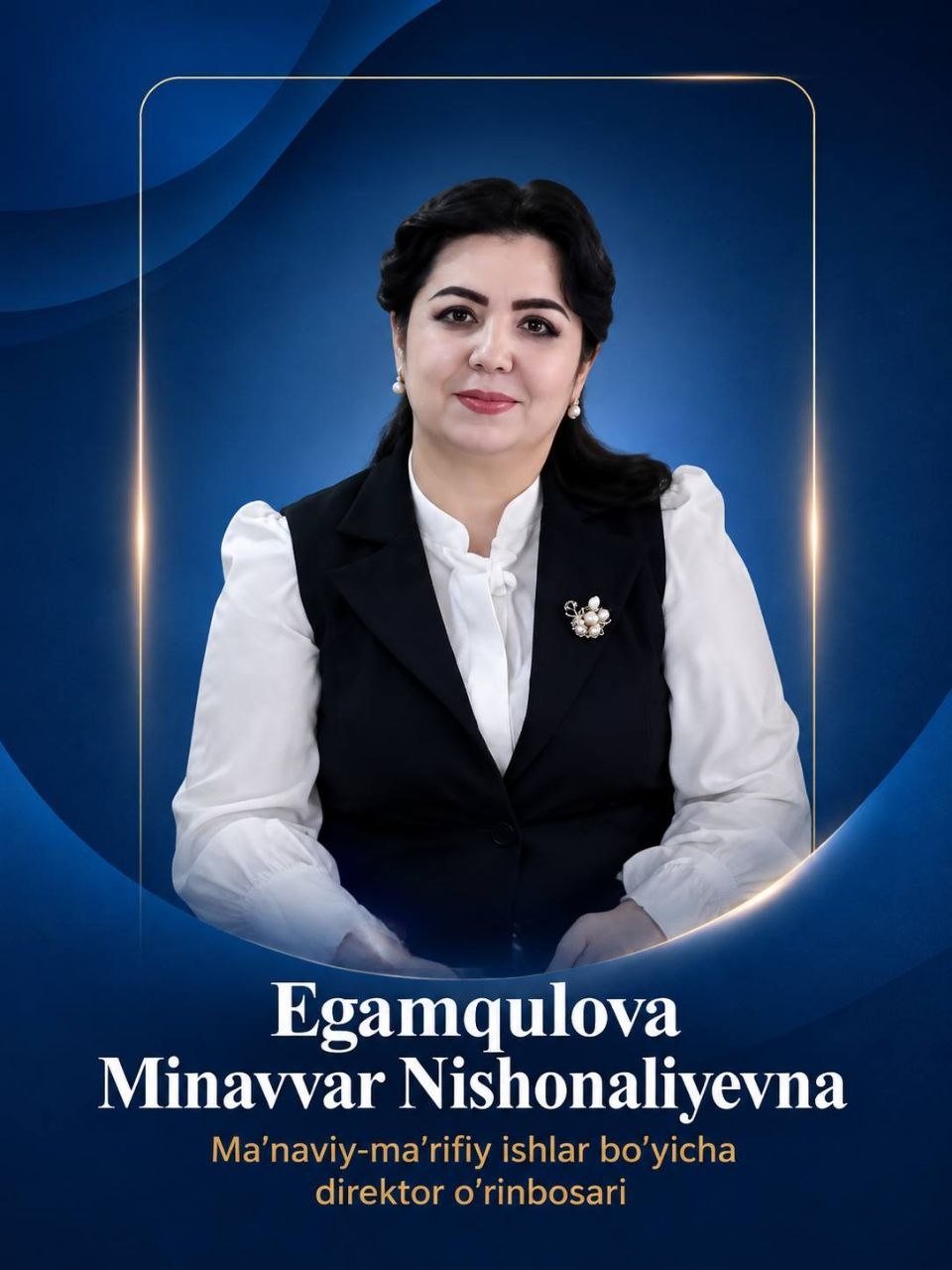Egamqulova Minavvar Nishonaliyevna